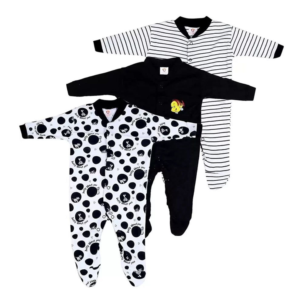 Dungaree For Baby Boys & Baby Girls Printed Cotton Blend-2